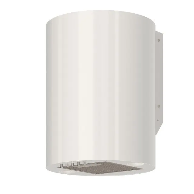 Okap kominowy MAAN Elba Mini WPB 431 50 cm, LED, filtry aluminiowe, biały