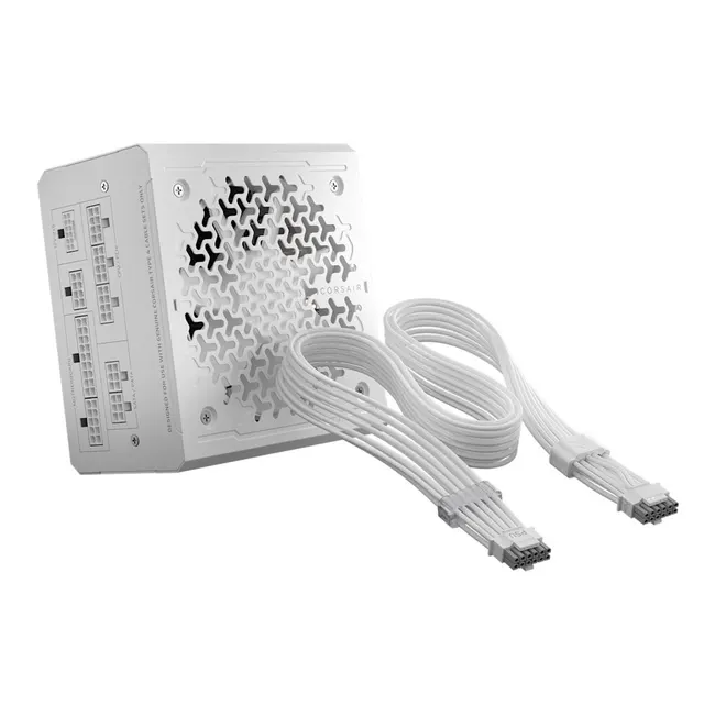 Corsair RM Series RM1000e moduł zasilaczy 1000 W 24-pin ATX ATX Biały