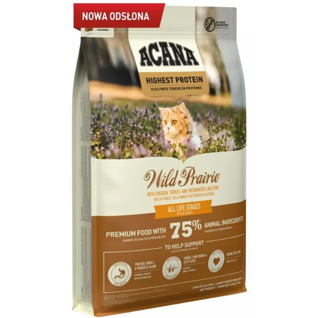 ACANA Wild Prairie Cat - sucha karma dla kota - 4 5 kg