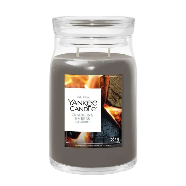 Świeca duża CRACKLING EMBERS YANKEE