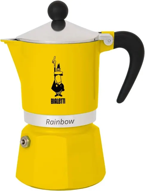 Bialetti kawiarka Rainbow 6tz Żółta