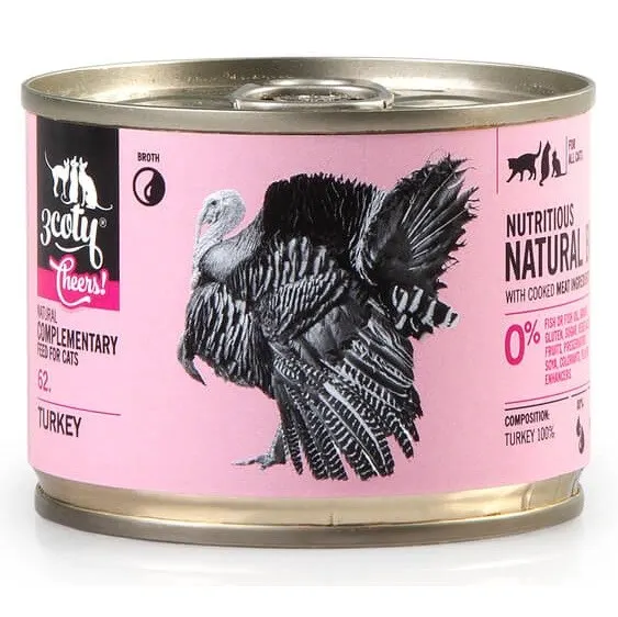 3Coty TURKEY Cheers! Complementary feed cats 160g