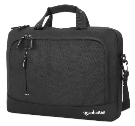 Manhattan 440363 torba na laptop 35 8 cm (14.1 ) Obudowa na messenger Czarny