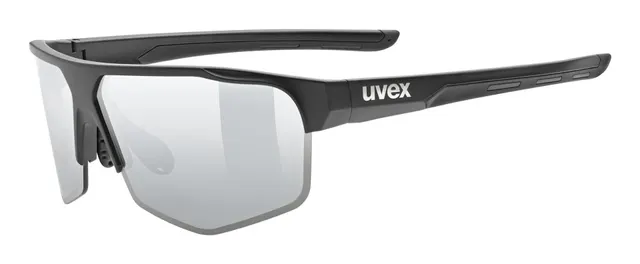 Uvex 5330812216 okulary sportowe Unisex Półobwódkowe Czarny Wymienne soczewki