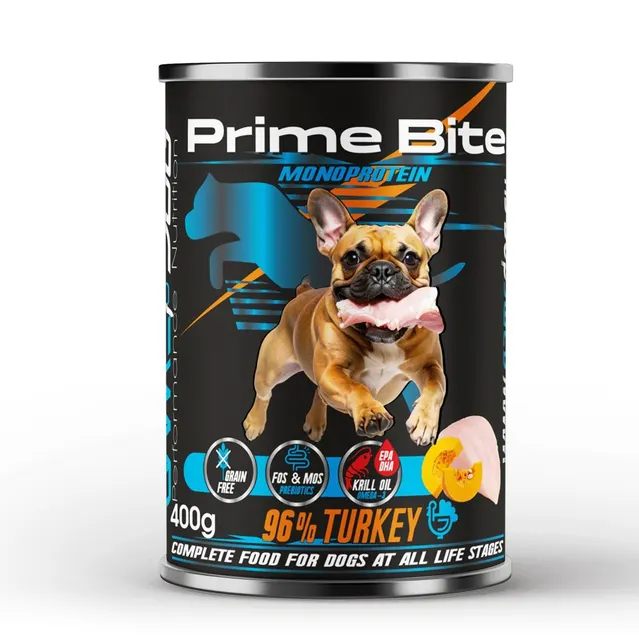 GAME DOG Prime Bite indyk dynia monoproteinowa 400g