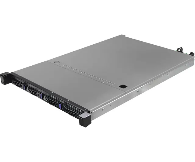 Platforma ASRock Rack (1U) AMD Epyc 9004 (4xLFF 4XSFF 2x10GbE Red. PSU IPMI)