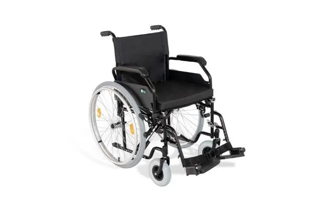Stalowy wózek inwalidzki RF-1/45/PN/CZA-624/PU