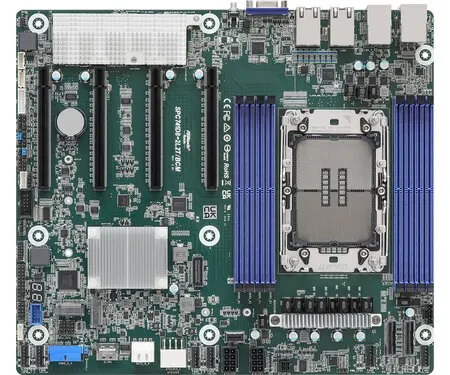 Płyta główna ASRock SPC741D8-2L2T/BCM 1x LGA4677 Intel Xeon Scalable 4/5gen C741 (8xDIMM NVMe 2x10GbE 2xGbE IPMI)