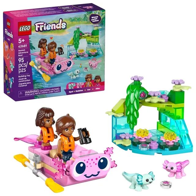 LEGO Friends 42681 - Przygoda na aksolotlowej łodzi