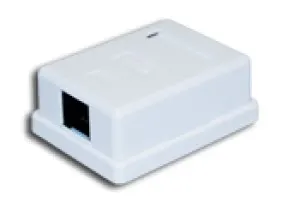 ALANTEC Gniazdo natynkowe STP kat.5e 1xRJ45 GN005 (kolor biały)