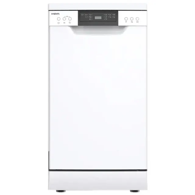Zmywarka wolnostojąca 45 cm MPM MPM-45-ZMF-01, automatyczne otwieranie drzwi, szybki program 30 min, AquaStop