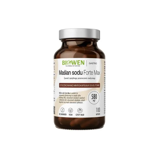 BIOWEN Maślan sodu 580mg 100 kaps