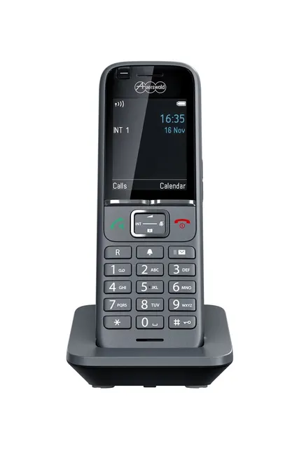 Bezprzewodowy przedłużacz słuchawkowy Auerswald COMfortel M-710 w wersji DECT/GAP Ciemny Tytan