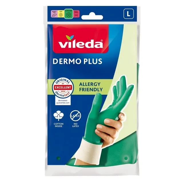 Rękawice Vileda Dermo Plus L