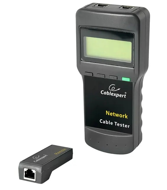 GEMBIRD CYFROWY TESTER KABLI SIECIOWYCH RJ45 RJ11 UTP STP