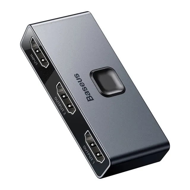 BASEUS DWUKIERUNKOWY ROZDZIELACZ SPLITTER HDMI MATRIX 2X1 / 1X2 4K