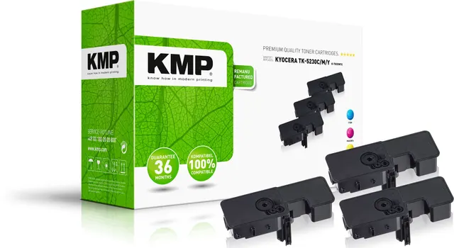 KMP 2911 3030 kaseta z tonerem 3 szt. Zamiennik Cyjan Purpurowy Żółty