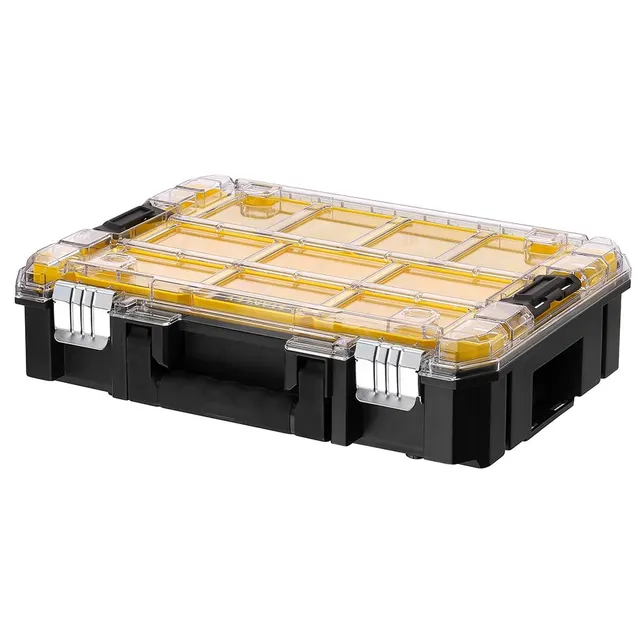 Stanley FMST82967-1 pudełko na narzędzia Przybornik Metal Poliwęglan (PC) Czarny Przezroczysty Żółty