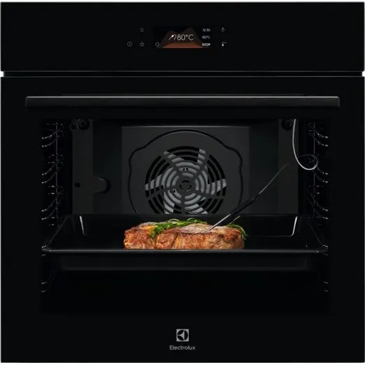 Piekarnik elektryczny ELECTROLUX LOE8H39Z 71 l, AquaClean parowe, termosonda, SoftClosing, czarny