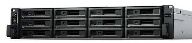 NAS Synology RS3621RPxs; 2U RACK; 12x (3.5 SATA HDD/ 2.5 SATA SSD); Intel Xeon D-1531; 8 GB DDR4 ECC UDIMM (max. 64GB) 4x 1GbE RJ-45
