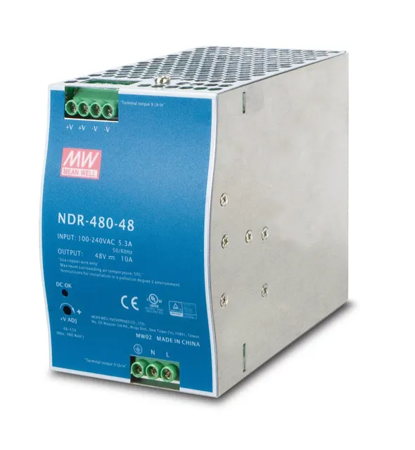 PLANET PWR-480-48 moduł zasilaczy 480 W Niebieski Szary