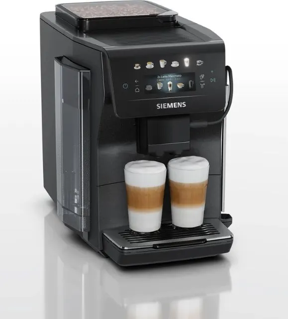 Automatyczny ekspres do kawy Siemens EQ600 iAroma TP603E08 piano black, 15bar