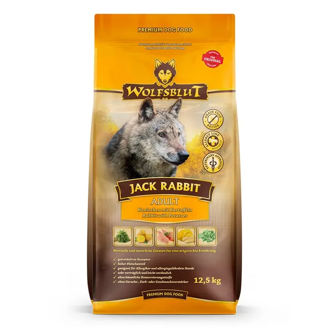 WOLFSBLUT Jack Rabbit rabbit/vegetables 12 5kg
