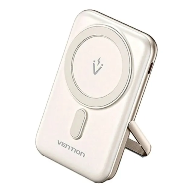 Bezprzewodowy magnetyczny powerbank Vention 20W PD 10000 mAh biały