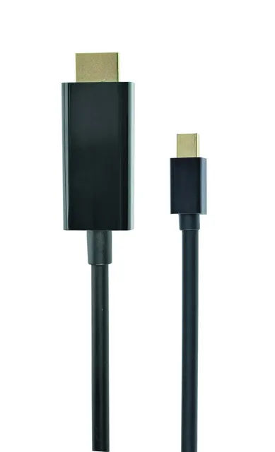 Kabel GEMBIRD CC-mDP-HDMI-6 (Mini DisplayPort M - HDMI M; 1 8m; kolor czarny)