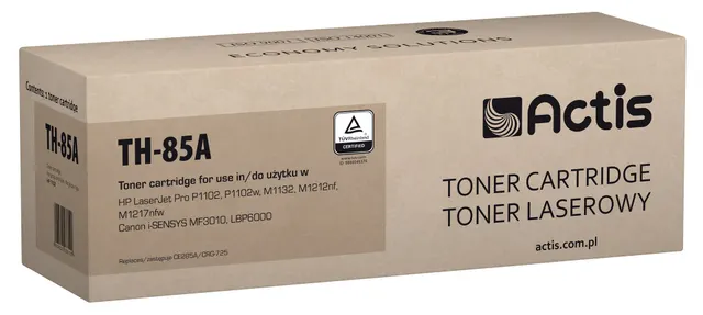 ACTIS TH-85A Toner (zamiennik HP 85A CE285A Canon CRG-725; Standard; 1600 stron; czarny)