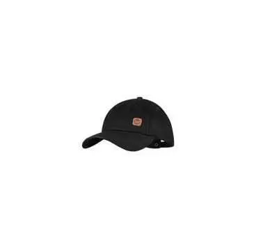 Buff Solid Black Czapka z daszkiem Bawełna Poliester
