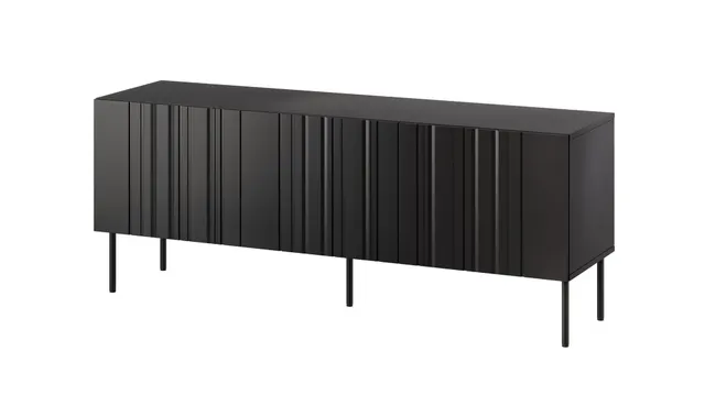 Szafka RTV ISLA 150 5x40x60 czarny mat