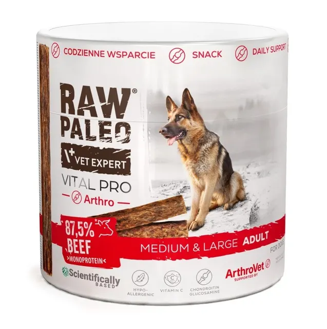 VetExpert Raw Paleo Vital Pro arthro beef medium large 100g