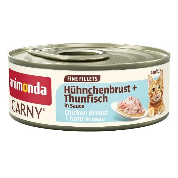 ANIMONDA Carny Fine Fillet in Sauce - Chicken breast + tuna 60g