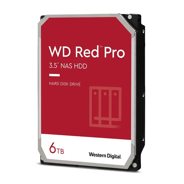 Dysk HDD WD Red Pro WD6005FFBX (6 TB ; 3.5 ; 256 MB; 7200 obr/min)