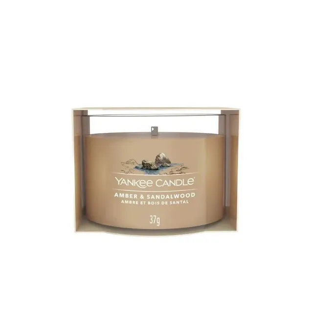 Świeca mini AMBER & SANDALWOOD YANKEE