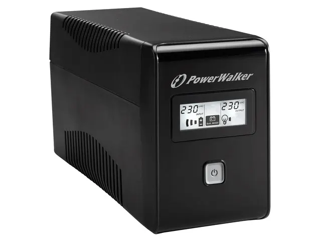 POWER WALKER UPS LINE-IN VI 650 LCD 650VA 2X SCHUKO RJ11 USB LCD