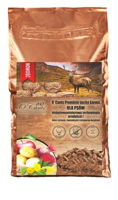 O´Canis Premium jeleń ziemniak burak dla psa 1 5kg