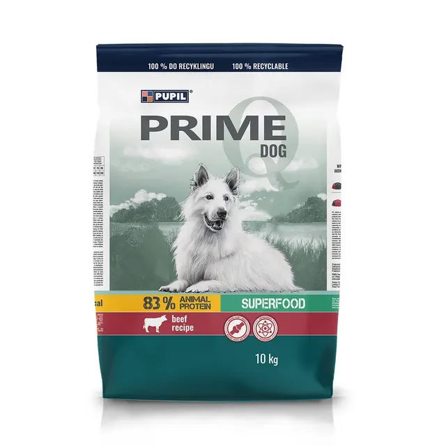 PUPIL Prime bogata w wołowinę z warzywami 10 kg
