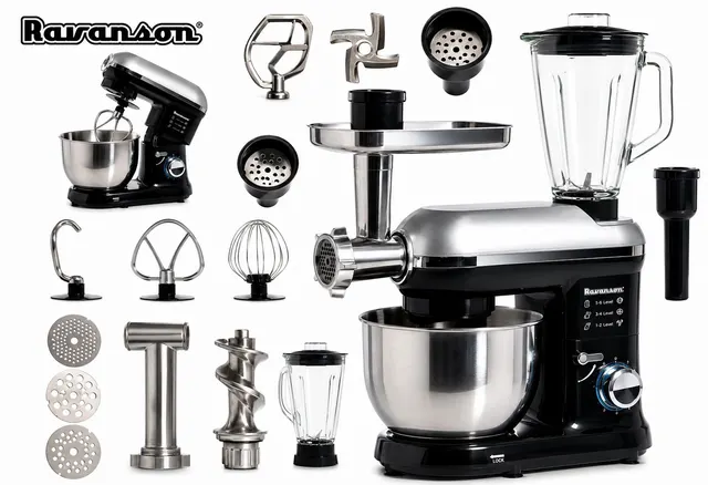 Robot planetarny z maszynką do mięsa Ravanson RP-1500BS 1500W