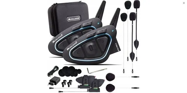 Interkom motocyklowy Midland BTX2 PRO S LR-TWIN na 2 kaski