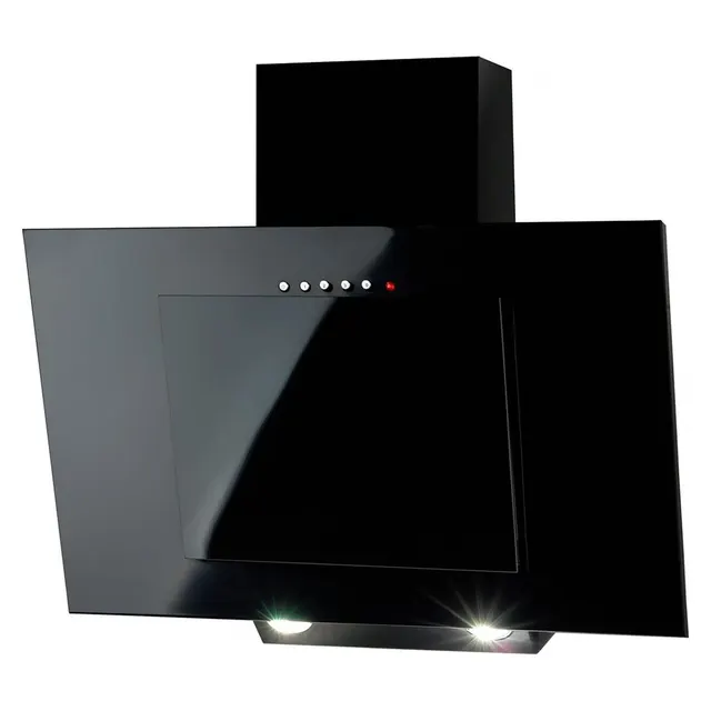 Okap kominowy AKPO WK-4 NERO ECO 50 cm, LED liniowy, czarny
