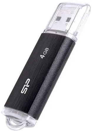 Pendrive Silicon Power Ultima U02 4GB USB 2.0 kolor czarny (SP004GBUF2U02V1K)