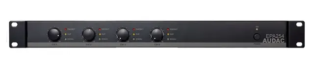 Wzmacniacz audio AUDAC EPA254 4.0 kanałów Czarny