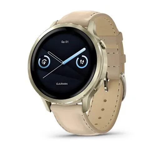 Zegarek sportowy Garmin Venu 4 AMOLED 41mm Light Sand