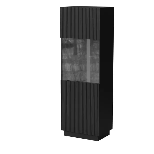 Witryna LIVERTI 59 5x42x178 czarny