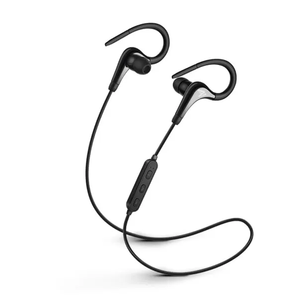 Słuchawki bezprzewodowe z mikrofonem ze słuchawkami SAVIO WE-03 (dokanałowe sportowe; bezprzewodowe Bluetooth; z wbudowanym mikrofonem; kolor czarny