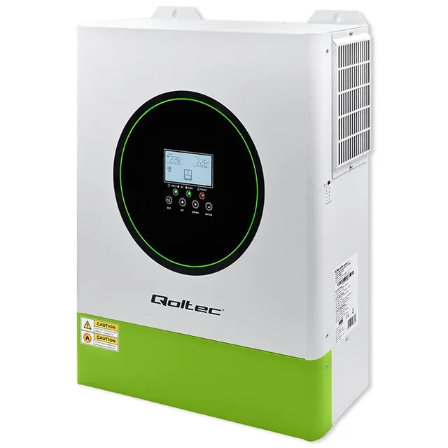 Hybrydowy inwerter solarny Qoltec Off-Grid 11000W, 160A, 48V, MPPT, BMS, Sinus, opcja Wi-Fi, Power Factor 1.0