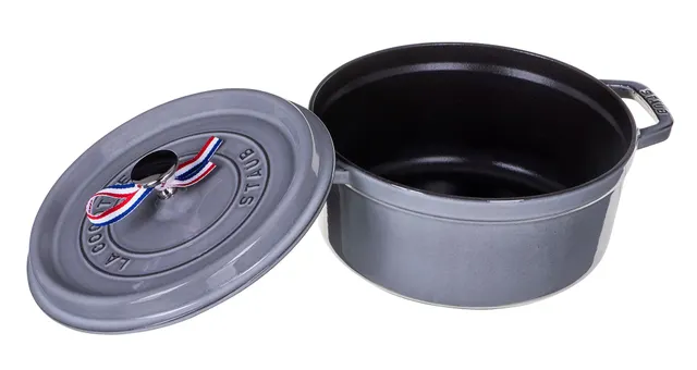 STAUB Garnek żeliwny okrągły 40500-246-0 3 8l grafitowy
