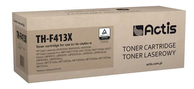 Actis TH-F413X Toner (zamiennik HP 410X CF413X; Canon CRG 046H M 1252C002; Standard; 5000 stron; czerwony)